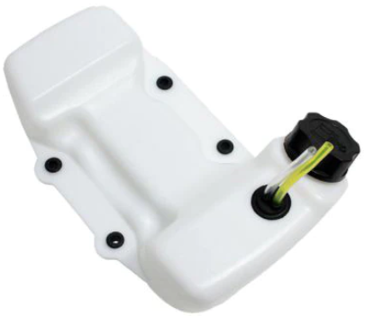 Rezervor motocoasa cu prindere in 4 suruburi alb