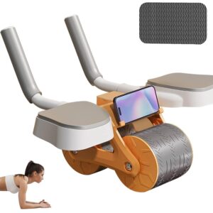 Roata abdominala cu rebound automat si suport pentru telefon