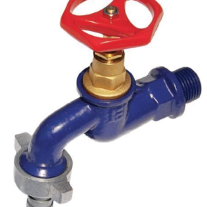 Robinet dublu serviciu din fonta 3/4 toli Albastru