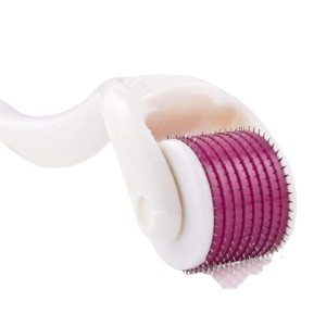 Rola masaj facial MESOROLLER 540ace 1mm Alb