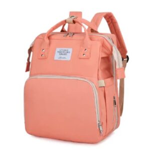 Rucsac multifunctional pentru mamici capacitate mare design simplu ROZ