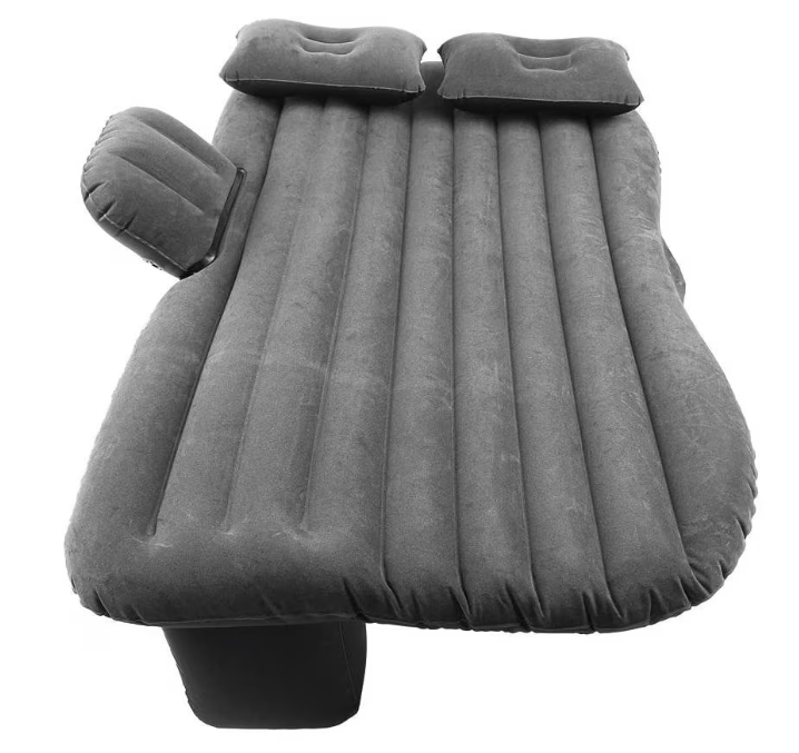 Saltea auto gonflabila 2 perne suprafata catifelata 130 x 80 x 40 cm