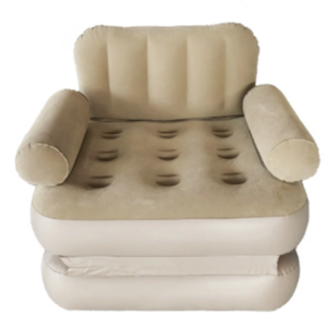 Saltea de dormit gonflabila cu spatar canapea extensibila pentru o singura persoana