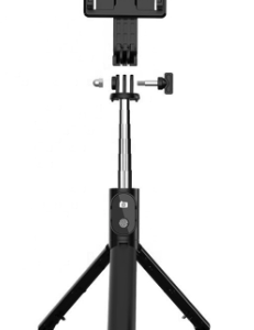 Selfie Stick cu telecomanda bluetooth si trepied P20S negru