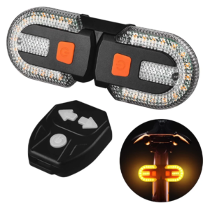 Semnalizare Bicicleta  FY-1825 Ovala  cu Telecomanda Wireless