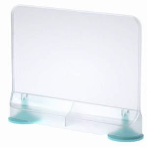 Separator pentru frigider 15.5 x 5.5 x 20.5 cm Transparent/ Albastru