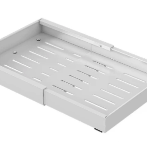 Sertar extensibil din metal 31 50 cm x 42 cm x 6 cm alb
