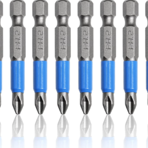 Set 10 Biti 50mm - Biti Surubelnita Magnetici S2 PH2