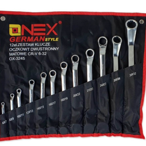 Set 12 chei inelare cu cot 6 / 32mm Chrome Vanadium Cr V OX 3245