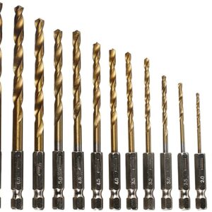 Set 13 Burghie cu cap BIT Prindere Hexagonala Otel 1.5-6.5 mm OFF