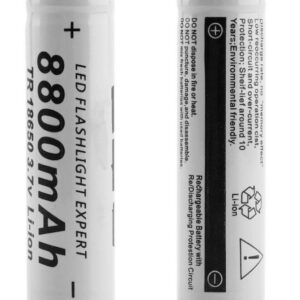 Set 2 Acumulatori ALBI Li-Ion Tip 18650 8800 mAh 3.7V terminal cu varf