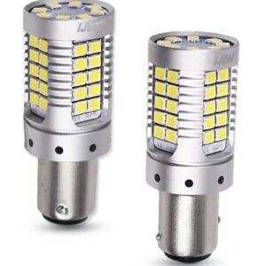 Set 2 Becuri Canbus Marsarier 1156 Alb 2000 Lm 21W/bec T15