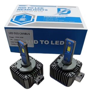 Set 2 Becuri D Series D1S LED 35W 10000 Lm 6500K