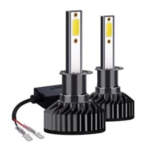 Set 2 Becuri Led H1 F2 COB Canbus 100W Lumina Alb-Rece 12.000 Lumeni