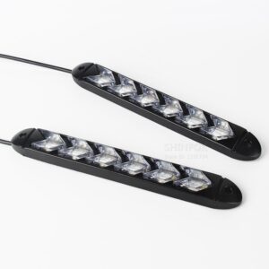 Set 2 Benzi LED SAGEATA DRL 24 cm - 9 module
