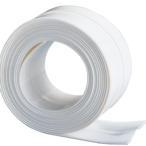 Set 2 Benzi late adezive etansare pentru baie din plastic Alb 3 M