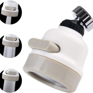 Set 2 CAP Robinet 2 in 1 cu buton WHITE 360 universal