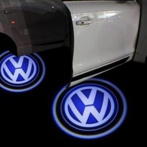 Set 2 Holograme LED cu LOGO VOLKSWAGEN pentru Portiere
