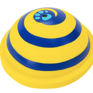 Set 2 Jucarii interactive pentru catei 2 in 1 minge si disc cu sunete