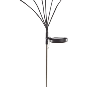 Set 2 Lampi LED decorative de gradina cu 6 bulbi incarcare solara si senzor de miscare cu lumina multicolora