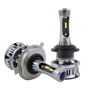 Set 2 Lampi XT7 LED H4 Canbus 2 FAZE + pozitie Albastra