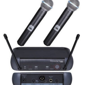 Set 2 Microfoane WG-X58 / X51  Wireless WVNGR  Black cu receiver