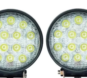 Set 2 Proiectoare LED TP-1642 auto offroad 42W 12V-24V 3520 lumeni ROTUNDE