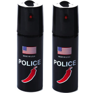 Set 2 Spray POLICE paralizant de buzunar cu Chilli