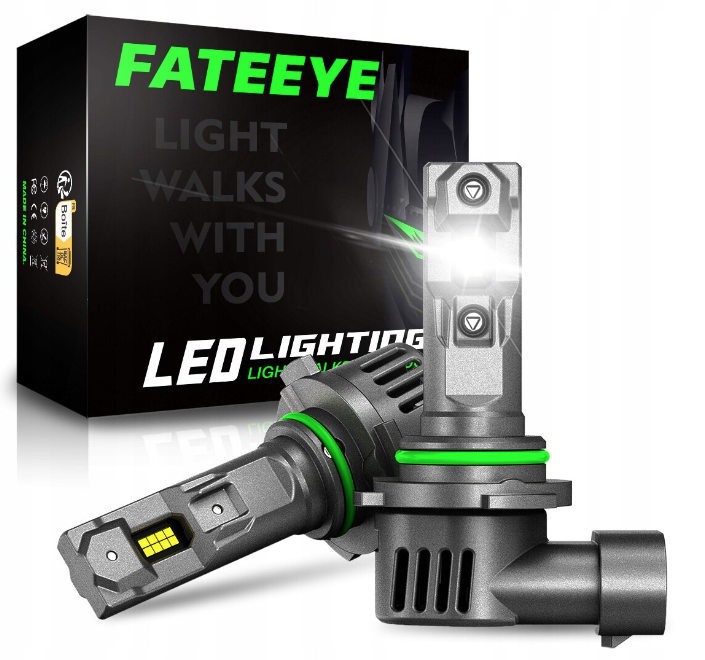 Set 2 becuri LED F11 H4 de 12000 lm 12 V putere 100W
