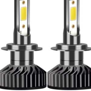 Set 2 becuri LED H7 F2 MINI COB 100W lumina alb-rece 12.000 lumeni