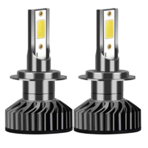 Set 2 becuri LED auto F2 H7 putere 100W temperatura 6000K 12000 lm lumina alba rece XL