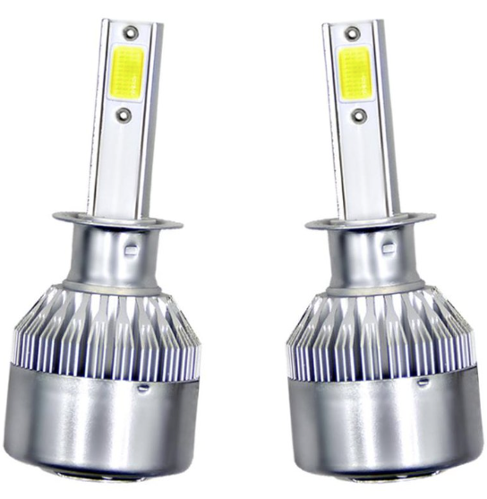 Set 2 becuri Led C6 H1 putere 36W temperatura 6500K 3800 LM