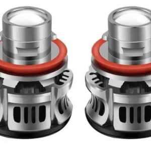 Set 2 becuri V6 auto LED H11 de 100W 6000k lumina alb rece si flux luminos