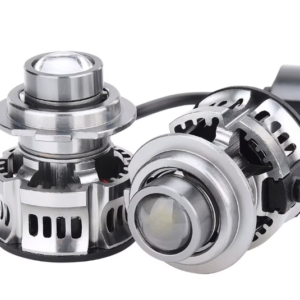 Set 2 becuri V6 auto LED H7 de 100W 6000k lumina alb rece si flux luminos