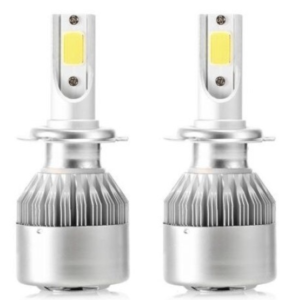 Set 2 becuri auto C6 H3 6000K 36W/bec 8000lm 60LED