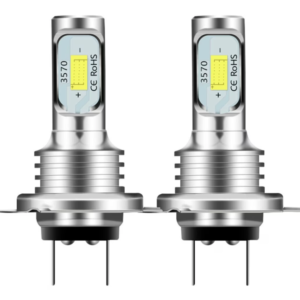Set 2 becuri auto LED H7 3570 7000LM 2SMD temperatura culoare 6000K putere 80W