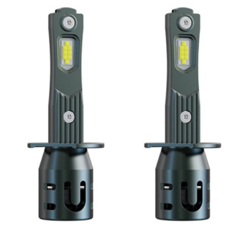 Set 2 becuri auto LED mini H1 K13 model 3570 de 150W 19000 lumeni 6000k