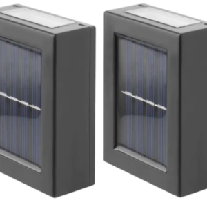 Set 2 lampi solare pentru perete exterior YD-3