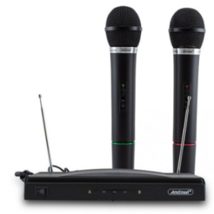 Set 2 microfoane wireless karaoke MIC590