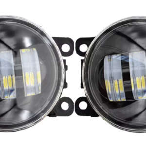 Set 2 proiectoare ceata LED Dacia Renault Nissan lumina alb + galben