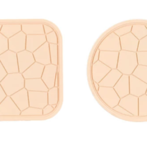 Set 2 suporturi de cauciuc pentru cratite 18 cm BEJ