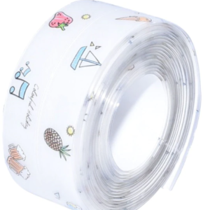 Set 2 x Banda de etansare transparenta cu model 38x320cm