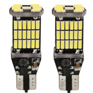 Set 2 x Becuri Auto LED T15 Canbus Instrumente Interior Culoare Alb