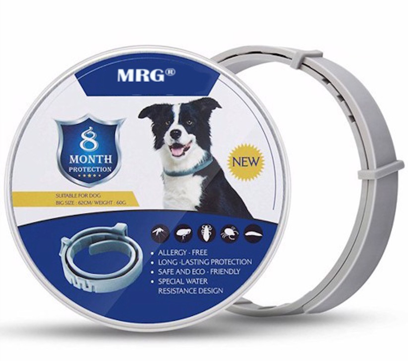 Set 2 x Zgarda CAINI anti purici si capuse 62 cm / 60 grame Antiparazitara