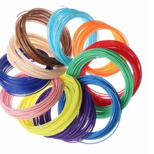 Set 20 Filamente PLA 5m Colorate pentru Creion 3D 1.75 mm Grosime