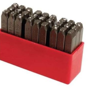 Set 27 poansoane litere 10 mm