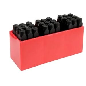 Set 27 poansoane litere 8 mm