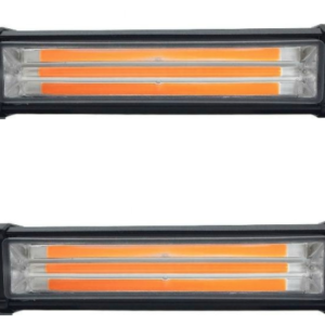 Set 2X Rampa avertizare galbena 3 LED COB