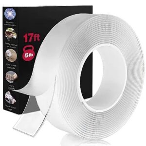 Set 3 Banda Ivy Grip 2 CM x 300 CM din SILICON transparent dublu adeziva incolora JK