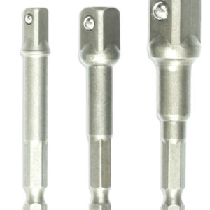 Set 3 adaptoare hex-chei tubulare 1/2 1/4 3/8
